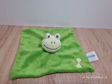Babylove Schmusetuch Frosch ? grün gestreift mit Kleeblatt von DM Baby Love