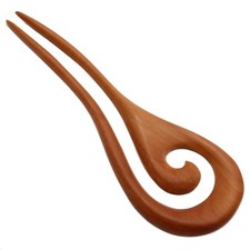 Exclusive Haarnadel Haargabel Holz Edel Wood Hairpin Handarbeit Design HN288