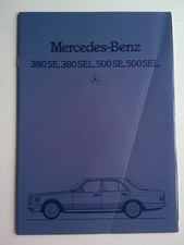 Prospekt Mercedes 380 SE/SEL 500 SE / SEL W 126 von 1982