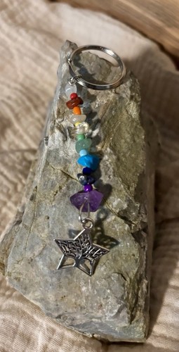 Chakra schlüsselanhänger mit - schlüsselanhänger,