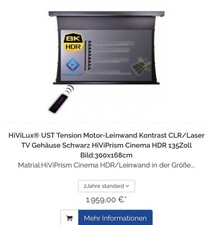 CLR HiViLux UST Motor-Leinwand
