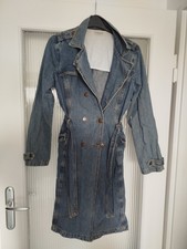 Damen Jeansmantel Dunkelblau