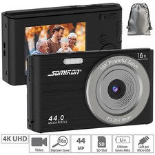 Somikon Digitalkamera – 44 MP, 4K, neu & unbenutzt, OVP gerissen