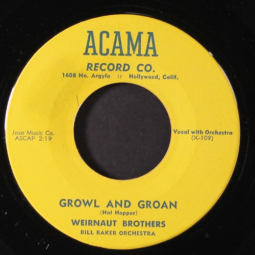 Weirnaut brothers growl and - weirnaut,