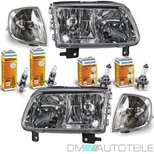 Scheinwerfer Set + Blinker Klarglas + PHILIPS BIRNEN passt für VW Polo 6N2 99-01