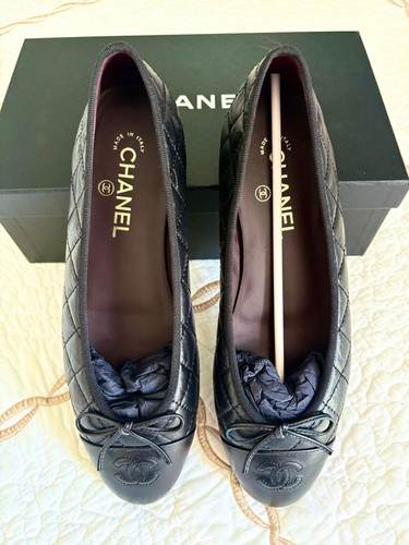 Chanel leder ballerinas 5 - chanel, 40.5