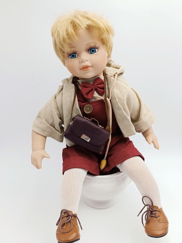 Porzellanpuppe junge ca - junge,