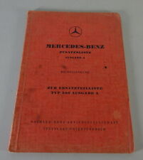 Bildkatalog Ergänzung Mercedes-Benz 300 W186 Adenauer RHD Stand 1953