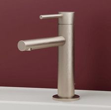 VitrA Origin Einhebel-Waschtischmischer m. Ablaufgarnitur A4256834 nickel gebürs