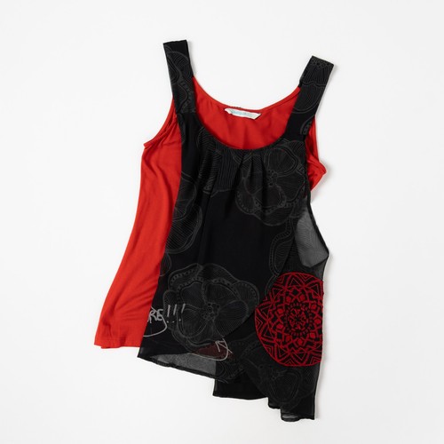 Desigual damen rot - damen, schwarz