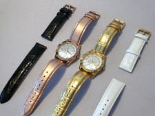 Damenuhr TEMPIC Gold Rose Armbanduhr, LOT