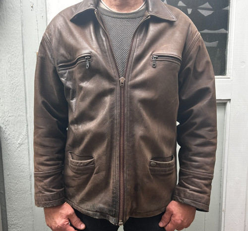 Echte lederjacke vintage - echte,