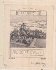 Exlibris Bookplate Radierung