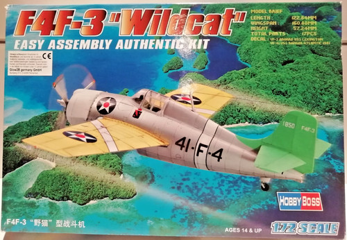 Hobbyboss f4f wildcat - hobbyboss, 1:72