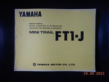 Yamaha Mini Trail  FT1 -J Wartungsanleitung Reparaturanleitung aus 1972