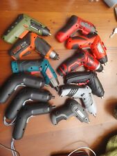 12X  Akkuschrauber  - 3.6V, Mini, Akku, 6x 90° klappbar, ,LED,sehr Gute Zustand 