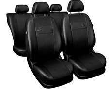 Kunstleder Autositzbezüge Schonbezüge Schwarz Set für Ford Focus I II III IV