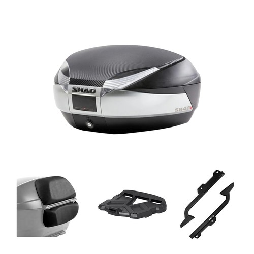 Kit shad topcase sh48 titanio - kit,