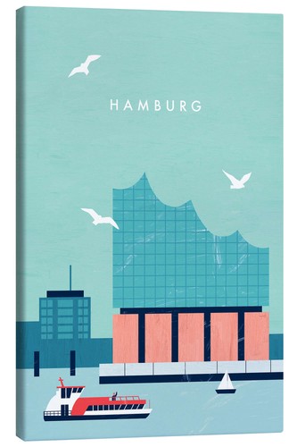 Leinwandbild hamburg - leinwandbild,