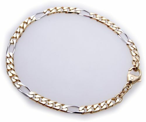 Armband figarokette gold - armband,