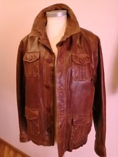 Lederjacke Herren Gr. 50 weiches Leder