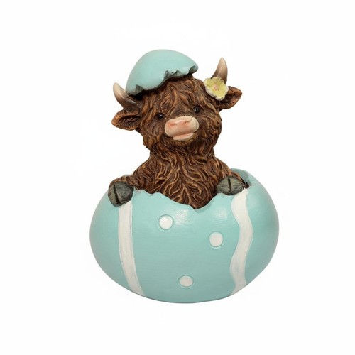 Kuh eierschale statue - kuh,