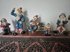 Clown- FIGUREN- 5-tlg.