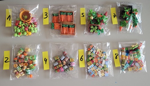 Playmobil konvolut sort 8 - sort., 1-8
