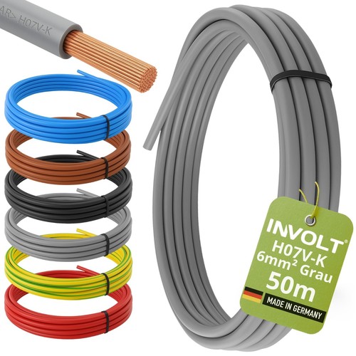 Involt h07v 6mm grau - involt, h07v-k