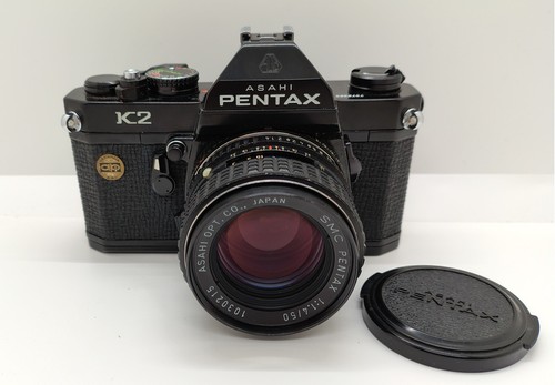 Black asahi pentax - k2, +