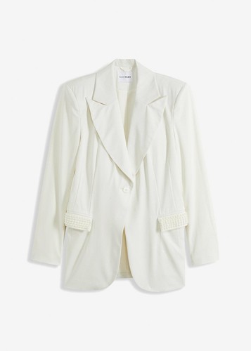 Blazer mit perlen details - blazer,