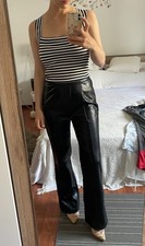 Asos Lederhose Kunstleder Gr