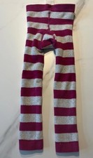 Pink/graue thermo Strumpfhosen