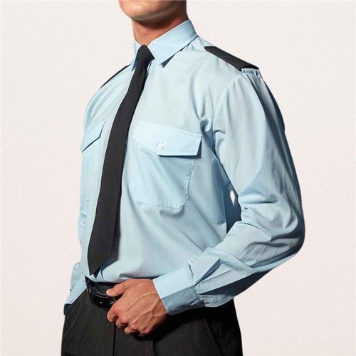 Herren hemd langarm pilot - hemd,