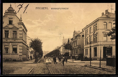 Ansichtskarte arnsberg partie - arnsberg,,