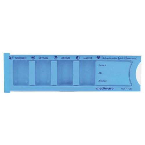 Medikamentendispenser blau