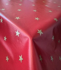 WEIHNACHTLICHE TISCHDECKEN aus PVC Wachstuch abwaschbar XMAS - Versand gerollt!