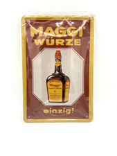 MAGGI Würze Blechschild ROT