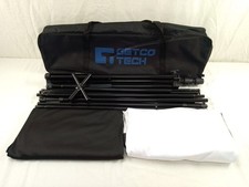 Getco Tech Projektor Leinwand mit Ständer 354 cm 100 Zoll 16:9 4K HD Heimkino