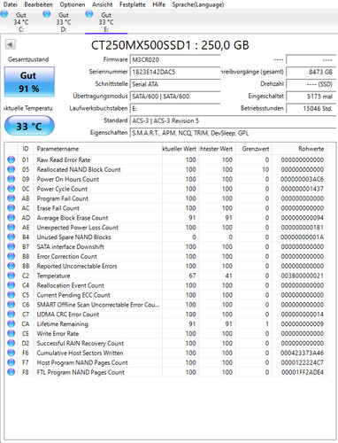 Crucial mx500 250 ssd - crucial,
