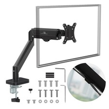 Monitorhalterung Tischhalterung Monitorarm Gasfeder 17-32 Zoll Schwarz