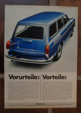 VW Typ 3 Variant Auto Werbung bzw Reklame