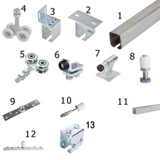 Tor-Bauteile bis 150kg Schiebetor Scheunentor Garagentor Tor Hallentor Rolltor