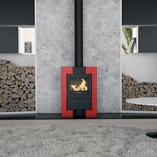 Kaminofen HS Flamingo ESPO 2 Purple 9 kW Kamin Ofen Holzofen