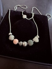 Thomas Sabo Beads Kette 90cm mit 8 Charms 925 Silber mit Geschenkbox