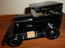 TOP ! NOSTALGIE Deko Auto Holzauto Oldtimer schwarz Maß: 20x11cm