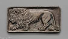 Bronze Relief - LÖWE (Hessen?) - monogrammiert SH oder HS um 1980