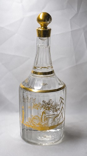 Barock karaffe glasflasche - karaffe,