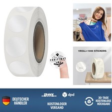 Runde transparente Aufkleber