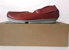 Trippen Schuhe Dunkelrot Leder